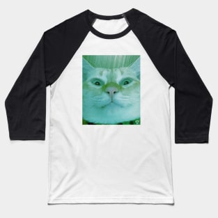 Cat stares into your soul v2 Baseball T-Shirt